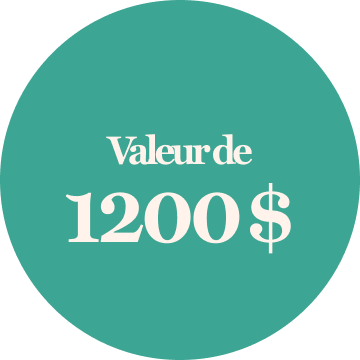 Valeurs de 1200$